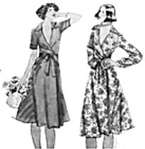 Women started to wear decorated 8 wrap