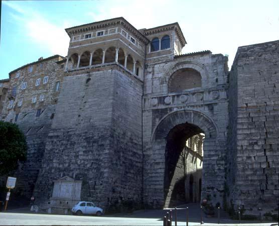 Walls with protective gates and