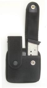 45 and 10mm magazines Also perfect for carrying large police type knives Belt loop accepts belts up to 2¼ for vertical transport; up to 1½ for horizontal transport DOUBLE