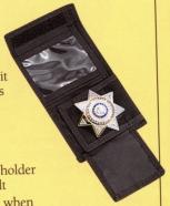 Wallet, Baton and Flashlight Holders N ylon POLICE WALLET/ BADG