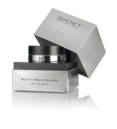 M4 MINERAL-RICH MAGNETIC MUD MASK Revives and relaxes your skin through the power of Biomagnetism. Deeply cleans your skins pores and adds a high concentration of minerals.