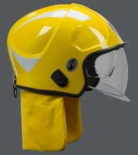 Yellow Bubble Face Shield, Eye Protector F6 METRO STYLE STRUCTURAL FIRE HELMET KEY FEATURE Most Popular Structural Fire Helmet Style APPLICATIONS Fire & Rescue SUSPENSION Impact Liner with Mesh