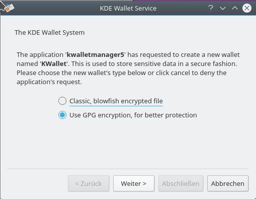 Blowfish encryption KWallet saves this sensitive data for you in a strongly encrypted file, accessible by all applications, and