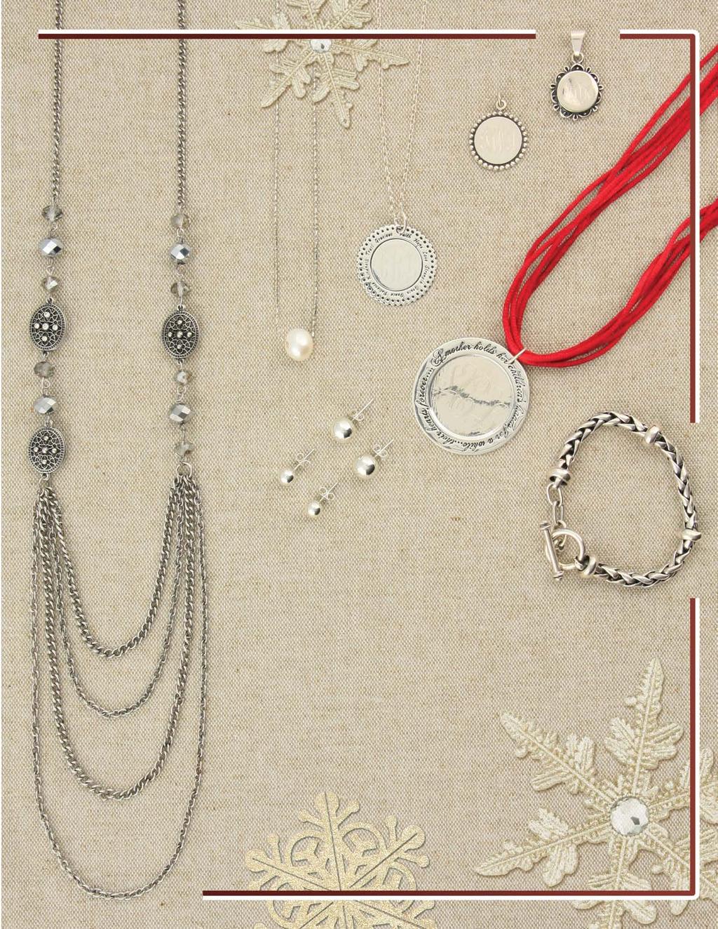 e. d. a. b. c. h. g. f. i. Classic Styles a. JN0516 $29 Vintage ovals accent necklace and earring set b. JN0481 $21 Single 10mm freshwater pearl on silver chain measuring 16 1/2 c.