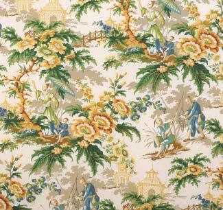Garden Print (3 Colorways) Jasper Garden is based on a mid-19th century French document.
