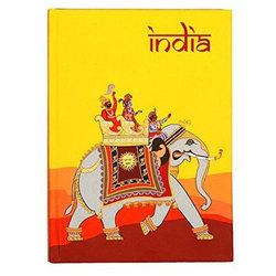 SOUVENIR TAJ MAHAL Elephant Print Handmade Diary Journal Notebook Elephant Taj