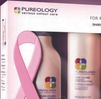 0 PURE VOLUME BREAST CANCER AWARENESS KIT WITH FREE GIFT Pureology has joined the fight against breast cancer and, in conjunction with this promotion, is making a donation of