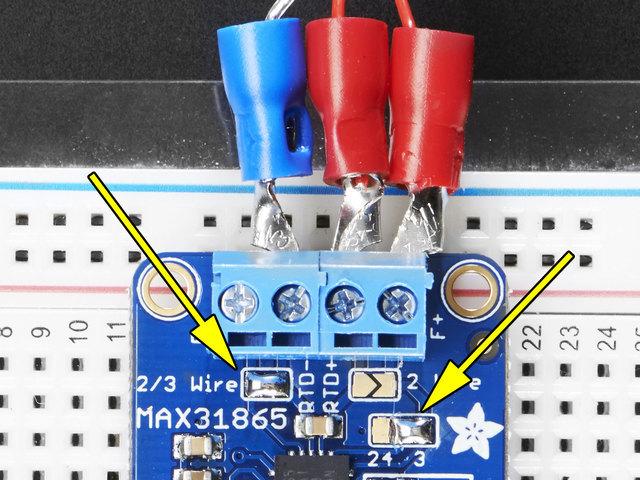 You will have to cut the thin trace in between the 2-way jumper on the right side of the board, and then solder closed the blob on the right side.