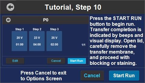 If following the tutorial to assemble a stack in real time, you can perform a run using the default P0 Method at step 10.