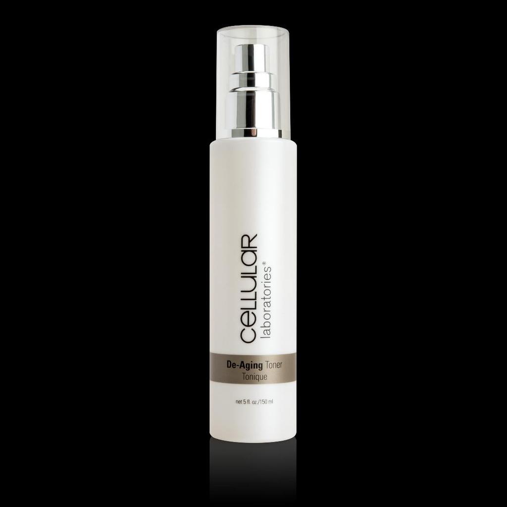 CELLULAR LABORATORIES DE-AGING TONER Gets rid of residue and excess dirt on the skin, while moisturising and maintaining the skin s barrier Soothes, softens and hydrates the skin