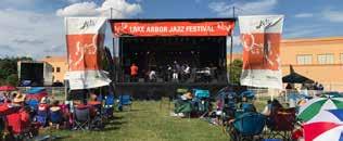 Lake Arbor Jazz Festival FESTIVAL ATTRACTIONS: The Lake Arbor Jazz Festival (LAJF) is a family-friendly community music event showcasing national jazz recording artists and top flight local and