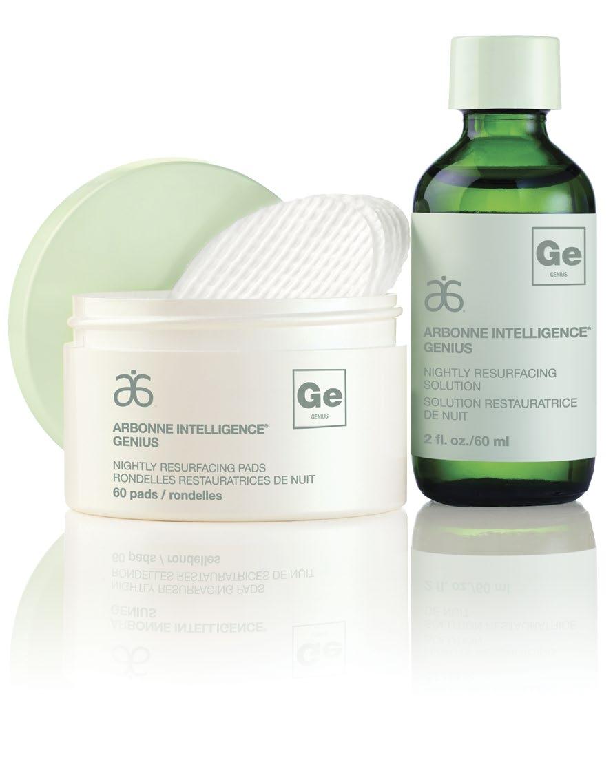 ARBONNE INTELLIGENCE GENIUS ALSO RECOMMENDED (depending on SKIN TYPe) RE9 Advanced Anti-Ageing Intensive Renewal Serum, #813; $81 AUD (RRP) Night Repair Crème, #815; $121 AUD (RRP) extra Moisture