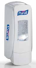 PURELL ADX Dispensing System 8720-06 8728-06 8820-06 8828-06 PURELL ADX Dispensers SKU DESCRIPTION 8720-06 PURELL ADX-7 700 ml Dispenser White/White 8728-06 PURELL ADX-7 700 ml Dispenser Brushed