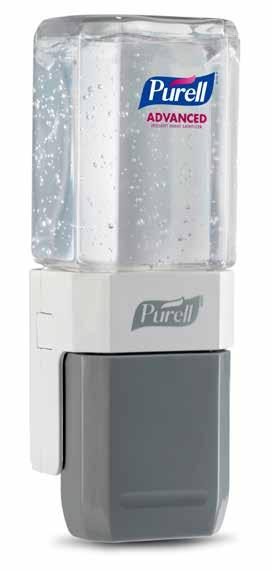 PURELL ESTM Everywhere System Hand Hygiene Where You Need It. With a small footprint and multiple mounting options, the PURELL ES System fits everywhere.