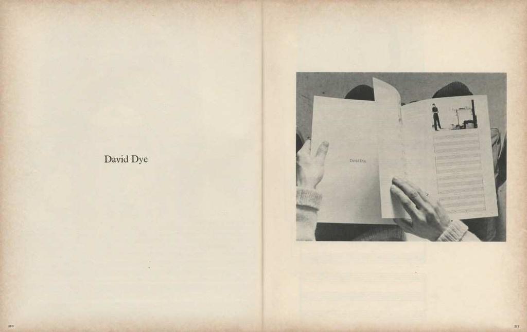 Figure 5. David Dye, Studio International, 181, no. 933 (May 1971), pp.