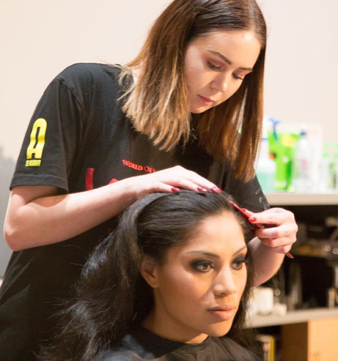 She completed the New Zealand Certificate in Hairdressing (Salon Support) while working part-time at Balliage Hair Salon shampooing clients.