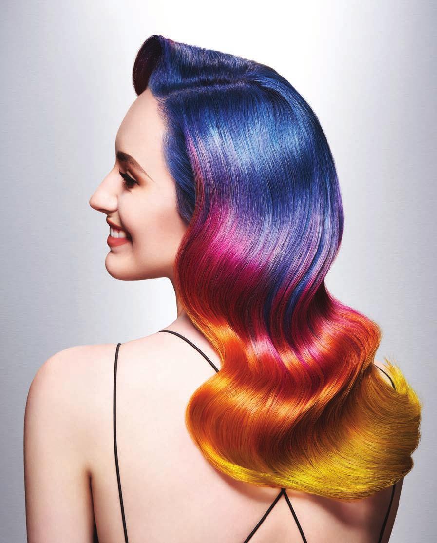 THE COLOUR COLOUR ME BRIGHT Criss-Cross Color-Melt or Rainbow Riot. Learn the dimensional way to colour hair!