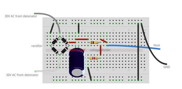Try building the above circuit on a breadboard and testing the voltage