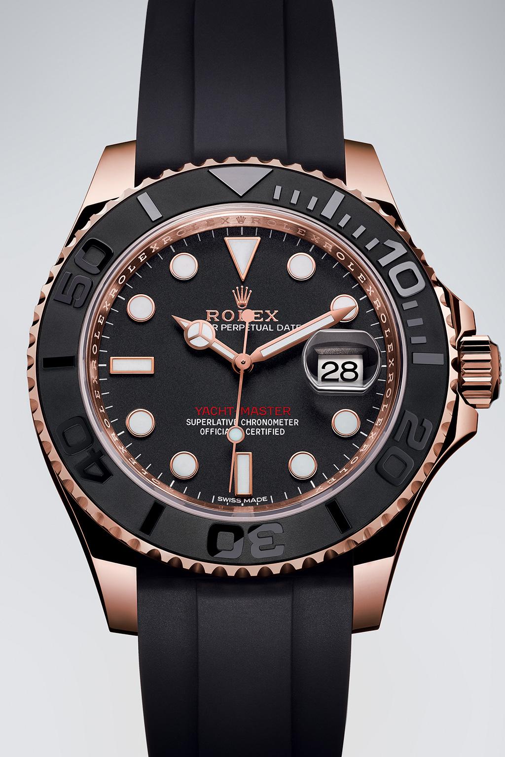 Style of the Yacht-Master 40 THE WATCH OF THE OPEN SEAS The Yacht-Master is revered for its casual yet purposeful allure.