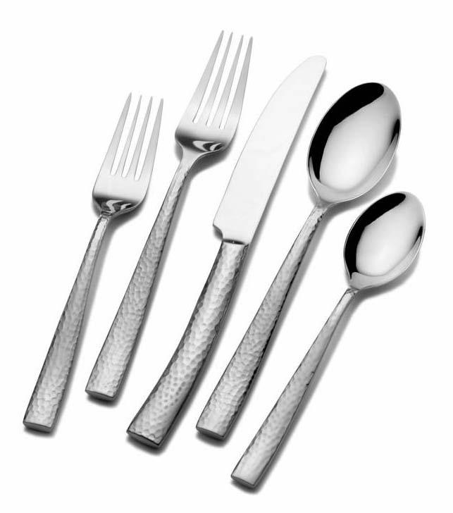 Towle Living Texture Towle Living Texture is a new forged flatware pattern featuring beautiful hammered detailing set off by a brightly-polished mirror finish.