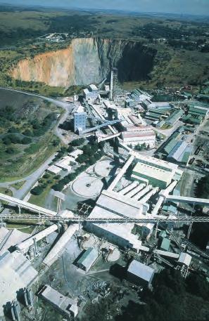 Figure 3. Opened in 1903, the Premier mine in South Africa is considered the principal producer of blue diamonds today.