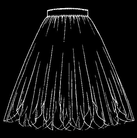Lengths - 16, 18, 20, 22, 24, 26, 28, 30, 32, 34 Prices All Tulle Layers 4 LAYER 5 LAYER 16-24 26-34 16-24 26-34 Faille Basque/Waistband... $340.00.. $350.00... $360.