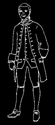 50 18th Century Coat Sizes: Multisized SM-XL 18th Century men's 18th Century military or civilian coat. Excellent for Captain's coat or Pirate coat for the Buccaneer period.