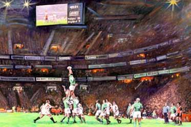 Six Nations Rugby March Ireland V England s, Croke Park 2007 53cm x 91cm 500-700 (+ 21%