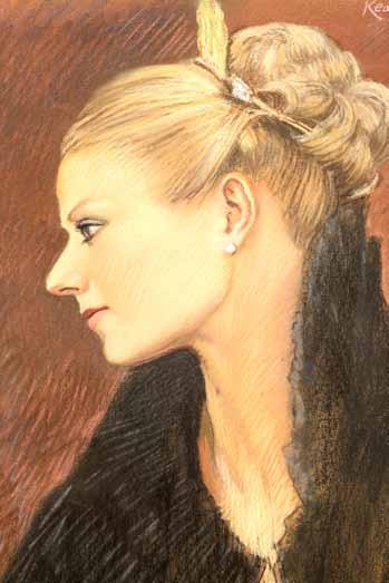 Kearney 82 Portrait of Sally Collard-Gentle 45cm x 56cm 150-180 (+ 21% BP*) 660