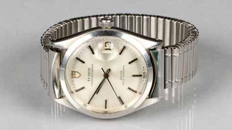4795/2218, weight 180 grams 15000-18000 (+ 21% BP*) Lot 66 66 Gents stainless steel Tudor Prince oysterdate wrist watch, rotor self- winding,