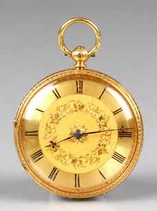 Total weight 98 grams 600-900 (+ 21% BP*) 77 Gents 14k Gold Hunter pocket watch by Waltham Watch Company, chased and