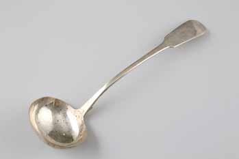7ozs 207 Scottish early Victorian silver soup ladle, Assay marked Edinburgh