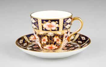 279-335 Ceramics 51 Lot 279 Lot 281 279 Forty piece Royal Crown Derby tea set, consisting of twelve cups, twelve saucers,