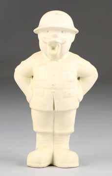60-90 (+ 21% BP*) 282 The Bovey pottery figure Sergeant. 20.