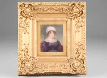 (1740-1821), Liverpool Gilt framed miniature on ivory, dated 1809 Portrait of James Johnson Astley (1795-1847)