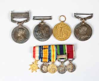 4659 Kings own Scottish Borders 435 World War I Medal Group comprising: Good Conduct Medal