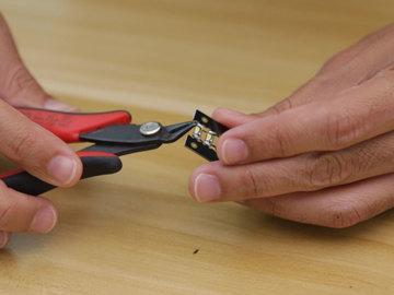 Trim excess Clean up any extra wires excess on the ends of the PCB. Feel around the LEDs to make sure its smooth.