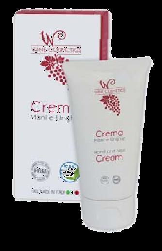 Hand and Nail Cream with Vitis Vinifera, Grape Seed Oil, Shea Butter The Hand and Nail Cream Wine Cosmetics, is an excellent cosmetic to make