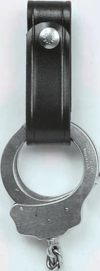 Fits up to 1 1/2" belts. Available in Black or Saddle Brown: Finish - Plain.