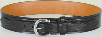 DUTY / TROUSER BELTS 29 B111-L The rugged 1 3/4" Garrison Belt is constructed from two pieces of cowhide leather glued together. Stitched and a nice finished edge. Has a removable buckle.