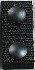 Lined with Velcro hook, designed to use with full Velcro lined duty belts.