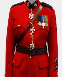 St. John Ambulance Mess Dress (worn when Black Tie or Dinner Jacket is called for) The miniature insignia of all orders, decorations and medals should be worn suspended from a medal bar attached to