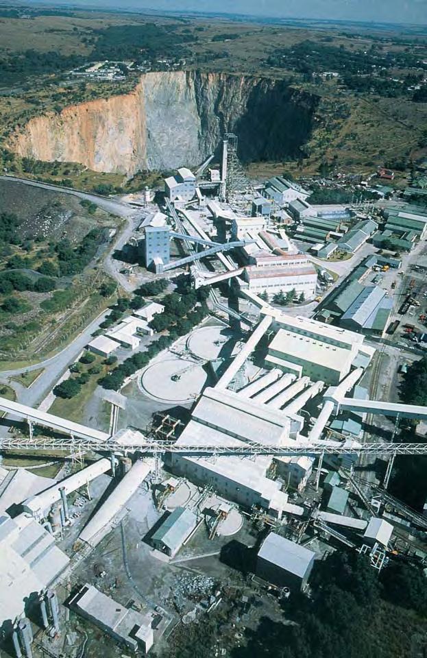 Figure 3. Opened in 1903, the Premier mine in South Africa is considered the principal producer of blue diamonds today.