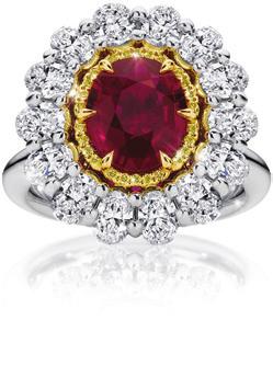 11CT OVAL CUT RUBY THAT CAPTURES THE HEART OF THE ONE