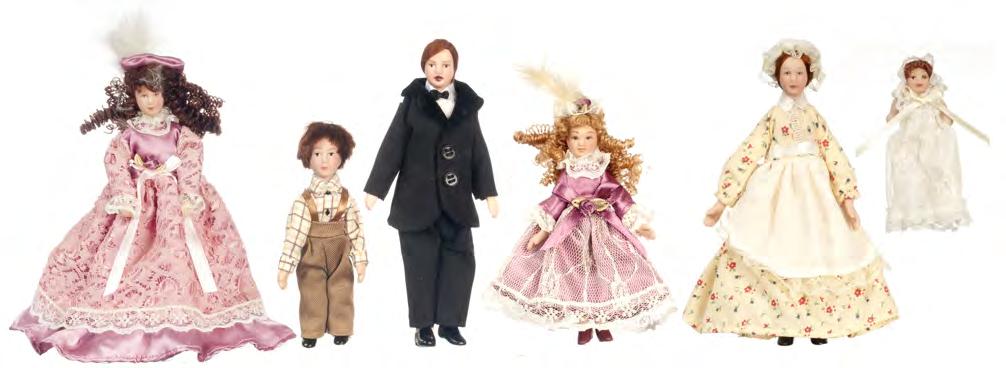 G7680 Extended Family Victorian - Set/8 Personajes
