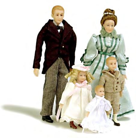H SD0019 Peterson Country Victorian Family Set/5 SD0020 Man - Dave Peterson SD0021 Woman -