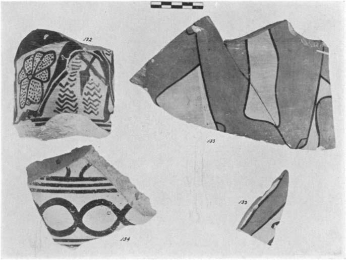 A GEOMETRIC HOUSE AND A PROTO-ATTIC VOTIVE DEPOSIT 573 a color that had a soft purple surface when first excavated but that disappeared when the sherds were placed in water, leaving a dull reddish