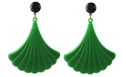 Vera Earrings kelly green