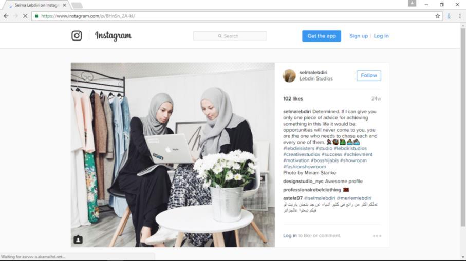 52 Picture 4. Hafida s Instagram [Accessed on 9/12/2016] c. Germany Germany has the largest number of Muslims in a country in Western Europe (Lewis, 2015).