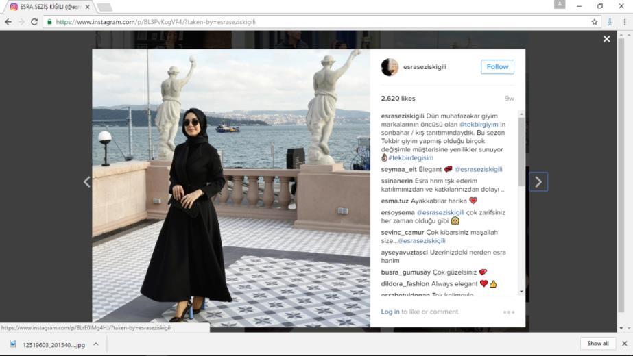 61 Esra Seziş Kiğılı : She is the first of first at numerous things in Turkey; first fashion editor with hijab, first fashion stylist in hijab who was the former editor at Âlâ magazine and is hijab
